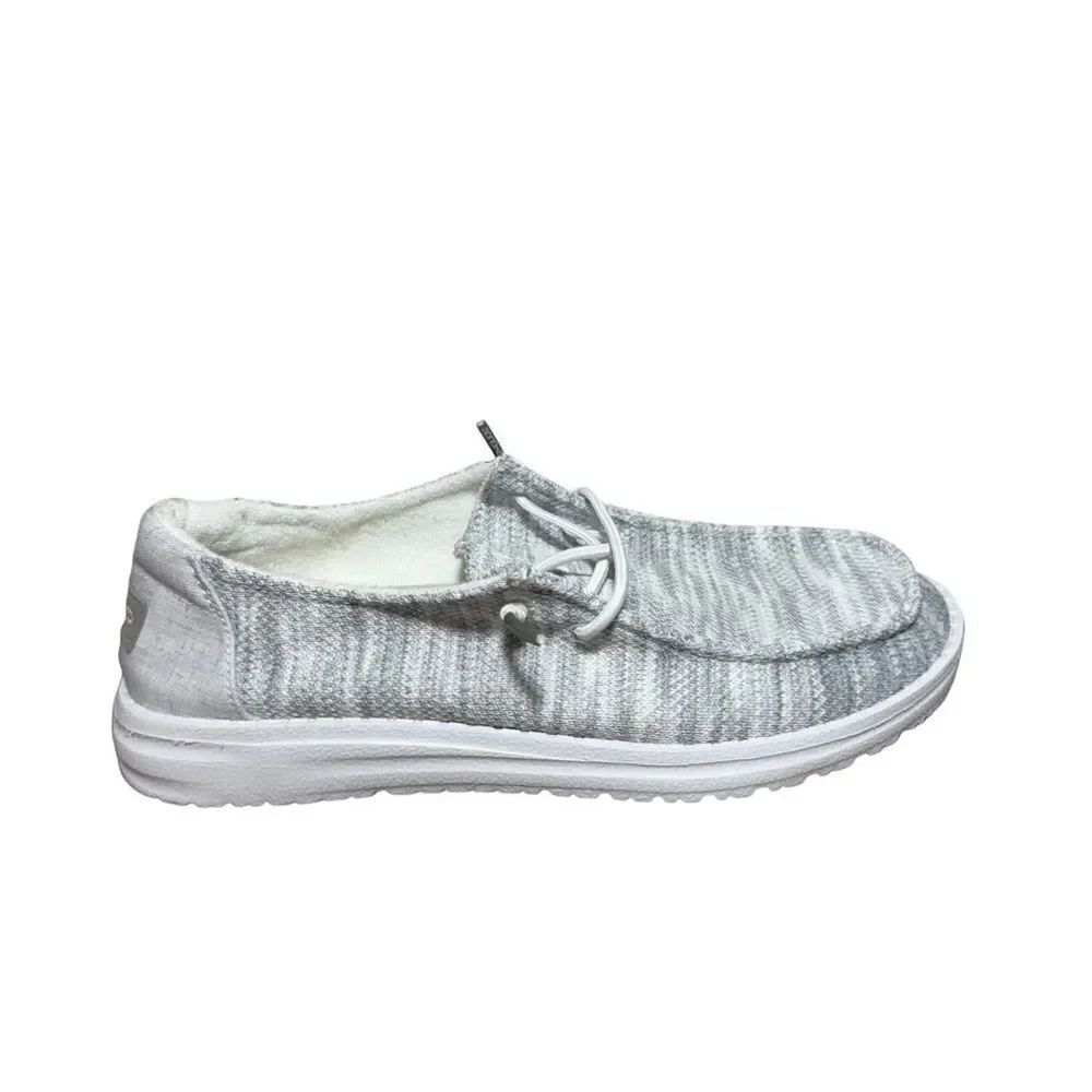 Casual Gray Slip-On Shoes women’s Hey dude size 6